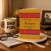 Vatertag-Card-Brillenmuster Karte