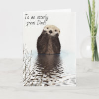 Vatertag Card Otter