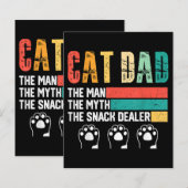 Vatertag Cat Vater (Vorne/Hinten)
