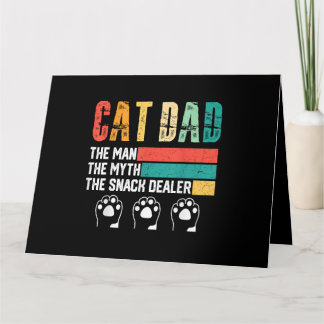 Vatertag Cat Vater Karte