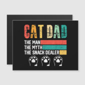 Vatertag Cat Vater Magnetkarte (Vorne/Hinten)