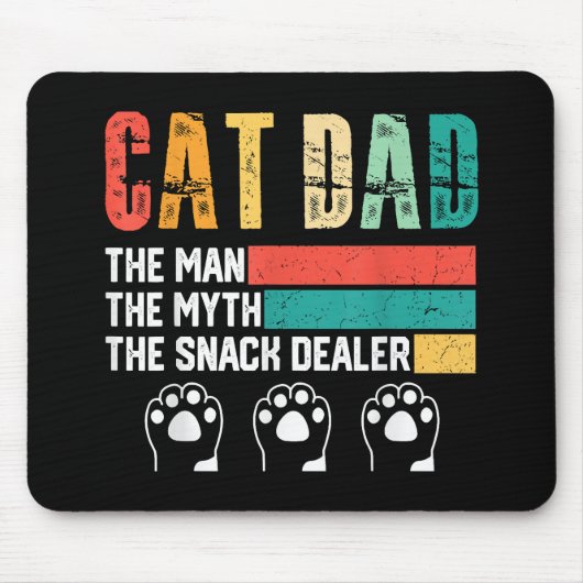 Vatertag Cat Vater Mousepad (Vorne)