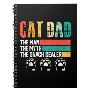 Vatertag Cat Vater Notizblock