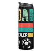 Vatertag Cat Vater Thermosbecher (Nach rechts gedreht)