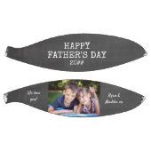 Vatertag Chalkboard Custom Foto Year and Names Basketball (Panele)