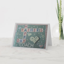 Vatertag - Coach - Scrapbook Card Karte