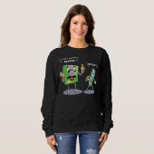 Vatertag Code binäre Coding Computer Hacker Ge Sweatshirt (Vorne ganz)