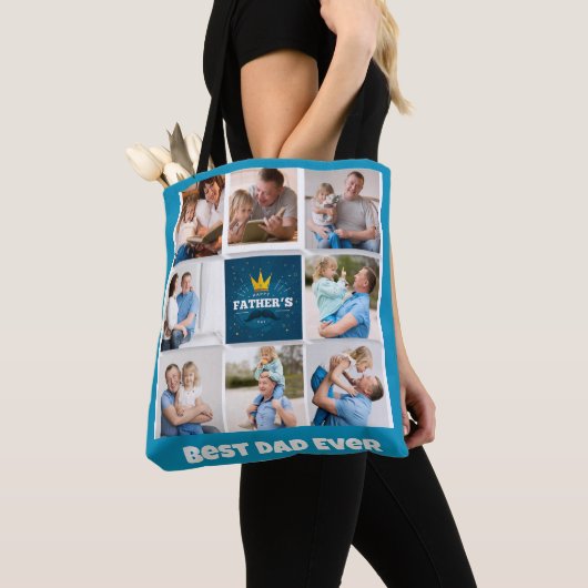 Vatertag Collage Tote Bag Tasche (Von Nahem)