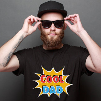 Vatertag Comic Coolen Vater Mens buchen T-Shirt