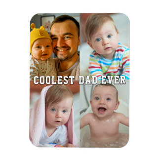 Vatertag Coolster Vater Aller Zeiten Baby-Fotocoll Magnet
