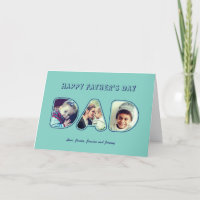 Vatertag Custom Foto Alphabet Letter Word Vater