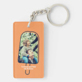 Vatertag Custom Foto Funny Cooler Vater Popsicle Schlüsselanhänger (Rückseite)