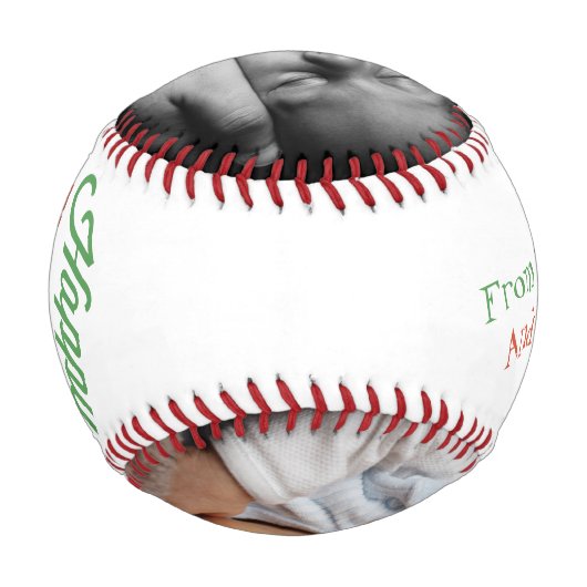 Vatertag Custom Personalisiert Baseball (Rückseite)