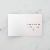 Vatertag-Dackel Karte (Innenseite)