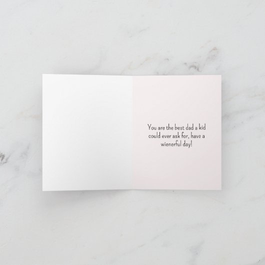 Vatertag-Dackel Karte (Innenseite)