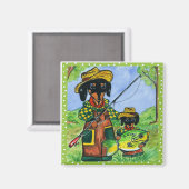 Vatertag Dackeln Magnet (Vorderseite/Rückseite)