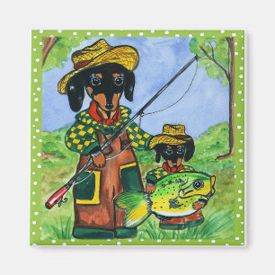 Vatertag Dackeln Magnet