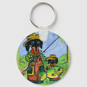 Vatertag Dackeln Schlüsselanhänger