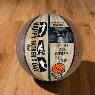 Vatertag Dad Swishes werden wahr Sonogramm-Foto Basketball