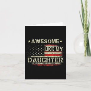 Vatertag Daddy Funny Phantastisch wie meine Tochte Karte