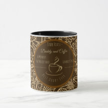 Vatertag, Daddy und Kaffee, Best Daddy Ever Tasse