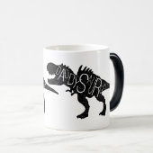 Vatertag - Daddysaurus Dinosaurier Verwandlungstasse (VorderseiteRechts)