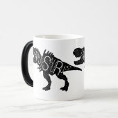 Vatertag - Daddysaurus Dinosaurier Verwandlungstasse (Vorderseite Links)