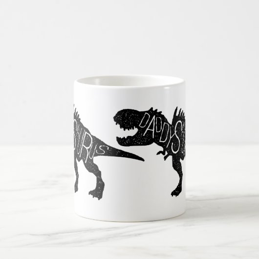 Vatertag - Daddysaurus Dinosaurier Verwandlungstasse (Mittel)