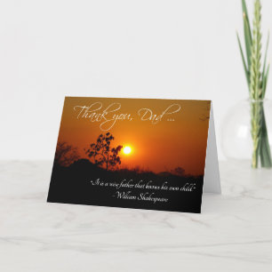 Vatertag Danke Shakespeare Zitat