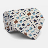 Vatertag Dapper Dad Muster Krawatte (Gerollt)