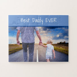 Vatertag Dein eigenes Foto Bester Papa je Puzzle