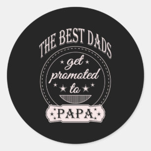 Vatertag Der beste Daddy Runder Aufkleber