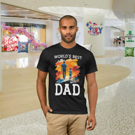 Vatertag "Der beste Vater der Welt" T-Shirt