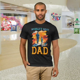 Vatertag "Der beste Vater der Welt" T-Shirt