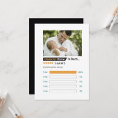 Vatertag Der sonnige beste Vater Karte (Vorderseite/Rückseite Beispiel)