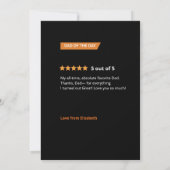 Vatertag Der sonnige beste Vater Karte (Rückseite)