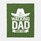 Vatertag - Der Wandern Vater Seit... Fleecedecke (Vorderseite)