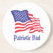 Vatertag des Patriotischen Vaters Untersetzer (Vorne)
