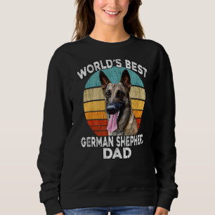Vatertag Deutscher Schäferhund Welt der besten She Sweatshirt