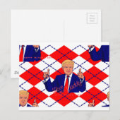 Vatertag Donald Trump Postkarte (Vorne/Hinten)