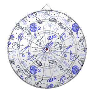 Vatertag-Doodle Dartscheibe