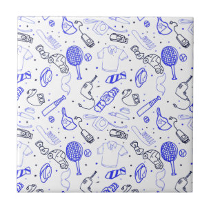 Vatertag-Doodle Fliese