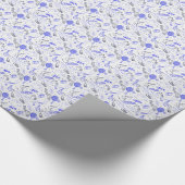 Vatertag-Doodle Geschenkpapier (Ecke)