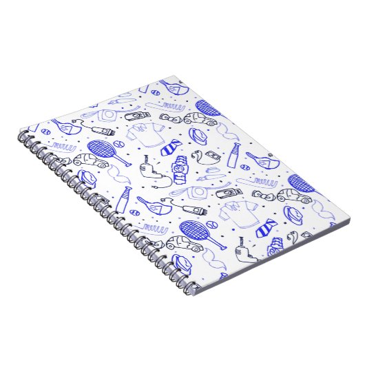 Vatertag-Doodle Notizblock (Rechte Seite)