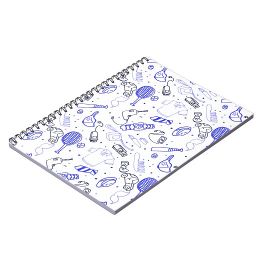 Vatertag-Doodle Notizblock (Linke Seite)