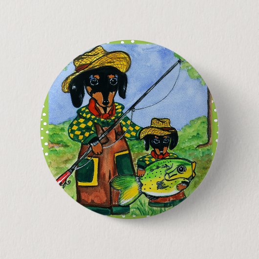 Vatertag Doxies Button (Vorderseite)