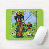 Vatertag-Doxies Mousepad (Mit Mouse)