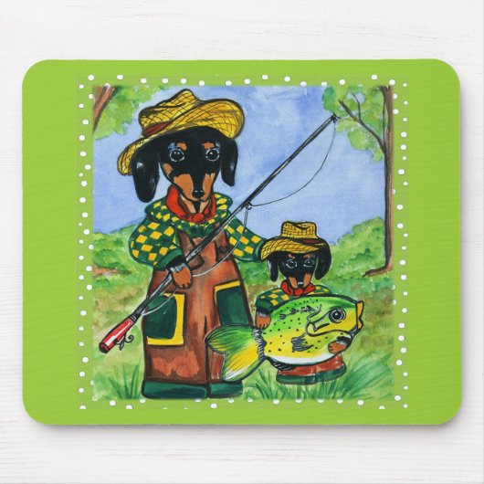 Vatertag-Doxies Mousepad (Vorne)