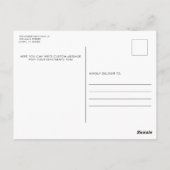 Vatertag Drei Fotocollage Postkarte (Rückseite)