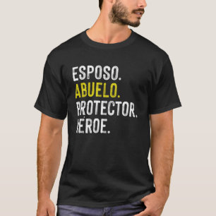 Vatertag Ehemann Großvater Protector Hero in T-Shirt
